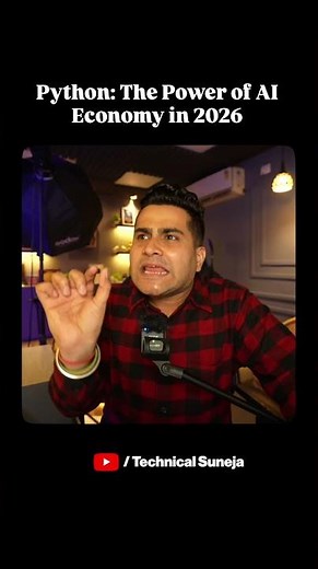 Python: The Power of AI Economy in 2026 #ai #python
