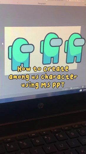 Creative Among Us Character Tutorial in PowerPoint