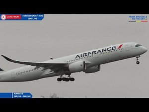 🔴 LIVE from Paris-Charles de Gaulle Airport - Plane Spotting