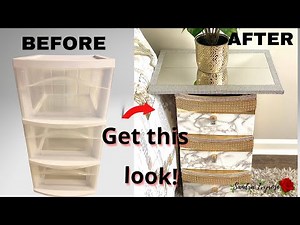 UPGRADED PLASTIC STORAGE DRAWERS BIN | ORGANIZER