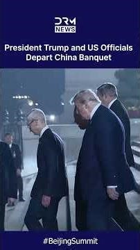 DEPARTURE: Trump and US Officials Depart Lavish Beijing State Banquet | DRM News | AC1C