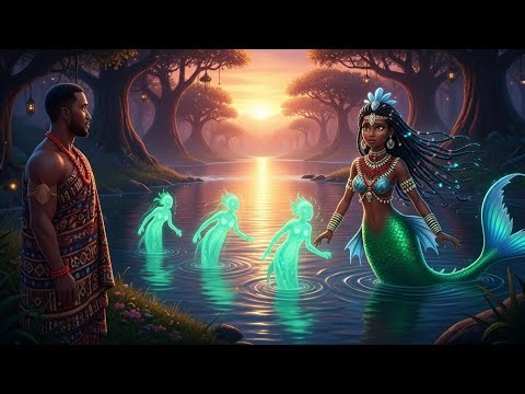 A secret between two worlds || a mermaid and a human || #mermaid #mamiwata #africanfolktale