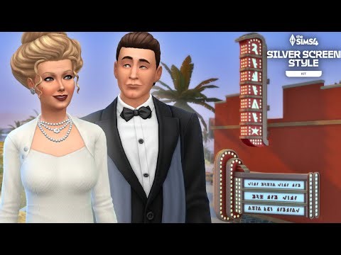 EVERYTHING New The Sims 4 Silver Screen Style kit 🎥🍿