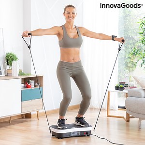 Vibration Training Plate with Accessories and Exercise Guide Vybeform InnovaGoods