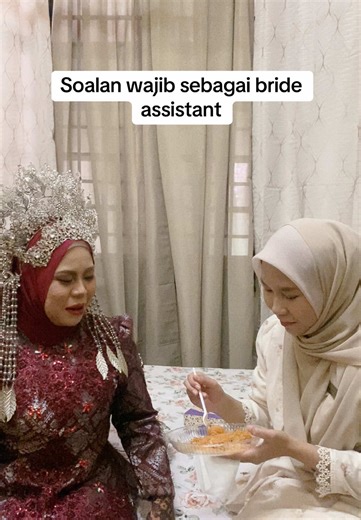 Setiap kali job bride assistant soalan pertama ,awak dah breakfast tak? Anything happen BA yang tanggung tau ❤️🤏🏻kalau BA awak tanya jangan segan tau nak mintak makan👍🏻💞#fypppppppppppppppppppppppppp #brideassistant #brideassistantbatupahat #brideassistantjohor #brideassistantmalaysia