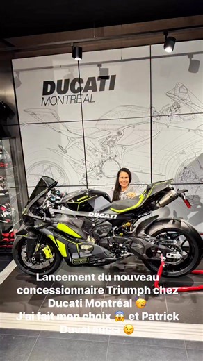 Lancement du nouveau concessionnaire Triumph chez Ducati Montréal 🥳 J’ai fait mon choix 😱 et Patrick Duval aussi 😉 | MC Boisvert