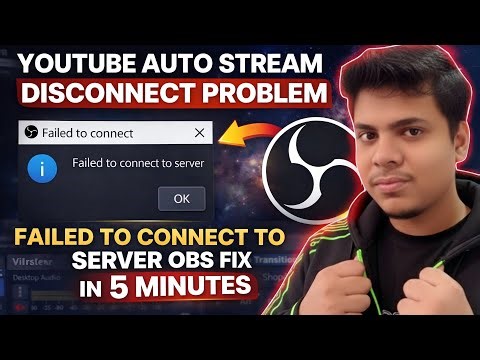 Fix YouTube Stream Automatically Ended ❌ | OBS/Streamlabs Failed to Connect Server| Stream Buffering