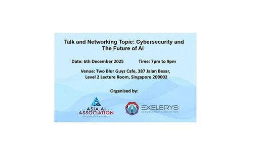 AI networking event and talk on Cybersecurity and the Future of AI