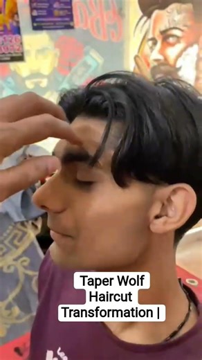 The Ultimate Taper Wolf Haircut Transformation | Step-by-Step Tutorial #taper #barberlife #barber