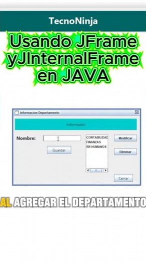 Parte 3 - ¡Crea tu Propio Proyecto en JAVA Usando JFrame y JInternalFrame! Tutorial Completo