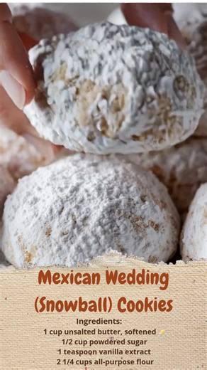 16K views · 56 reactions | Mexican Wedding (Snowball) Cookies | Cakecrafted Recipes | Facebook