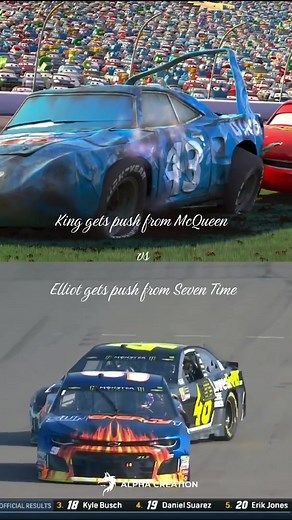 McQueen Pushes the King vs Elliot Gets Pushed by Seven Time
