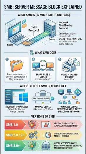 SMB (server message block) explained #sawhacksec