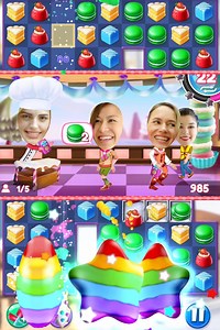 Have fun swapping cakes in a crazy new puzzle game starring you! | Crazy Cake Swap