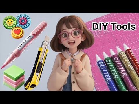 DIY 5 Essential Craft Tools ! | Step by step tutorial