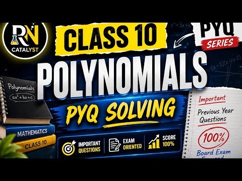 Class 10 Maths Polynomial PYQ For 2027 |
