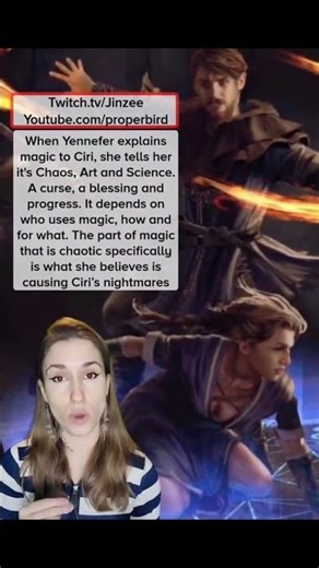 Yennefer explains magic 🐺 #witcher #witcherseries #witcherbooks #geraltofrivia #yennefer #ciri