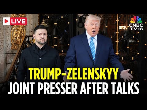 WATCH LIVE: Trump and Zelensky Hold Joint Press Conference In Florida | Ukraine Russia Deal | N18G