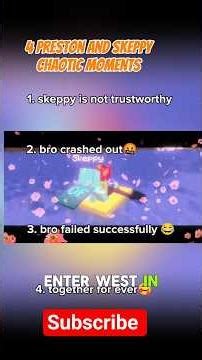 chaotic duo moments #subscribe#shorts#minecraft‪@PrestonYT‬‪@PrestonPlayz‬‪@Skeppy‬#preston