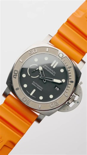 The rugged Black sandwich dial with silk-screened inscriptions on this EcoTitanium Panerai Mike Horn Edition is built for the world's harshest environments. ❄️ Is this sustainable, recycled titanium beast the ultimate tool watch for your next great adventure? 🧭 Each of these pre-owned watches (and more) are available now on swisswatchexpo.com FULL DETAILS AND PRICING: Panerai Submersible Mike Horn Edition Titanium Mens Watch PAM00984 https://www.swisswatchexpo.com/watches/panerai-submersible-mi