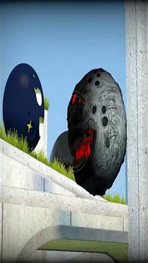 Horror Moons Team Playing hide & Seek But I?😭 #garrysmod #funny #pou #sonic #shorts