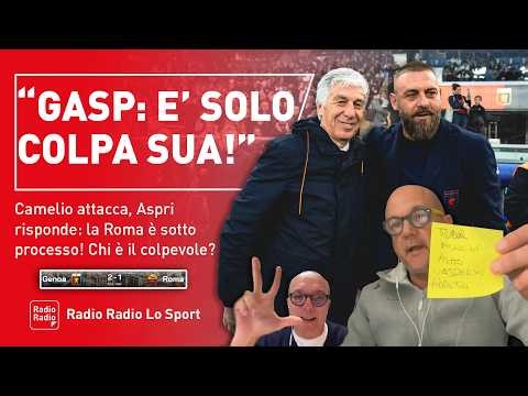 😱 GENOA-ROMA, GOODBYE CHAMPIONS LEAGUE? CAMELIO-ASPRI CLASH: "GASPERINI? IT'S ALL HIS FAULT..."