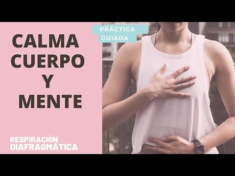 🎈 RESPIRACIÓN DIAFRAGMÁTICA - Relajación GUIADA.