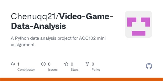 Video-Game-Data-Analysis/analysis.ipynb at main · Chenuqq21/Video-Game-Data-Analysis