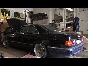Mercedes SEC 560 6.3 AMG 8HP dyno run
