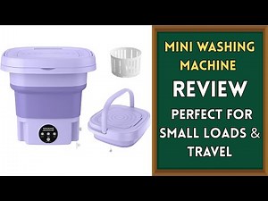 How to Use a Mini Portable Washing Machine — No Hookup Needed!