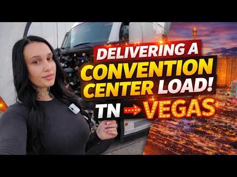 Taking A Convention Center Load ACROSS The Country to VEGAS! 🚛🎰