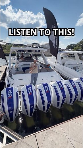 🔥 SIX 500R Engines! Crazy Center Console Boat by Deep Impact with 3,000 HORSEPOWER! 🤯 449 Sport