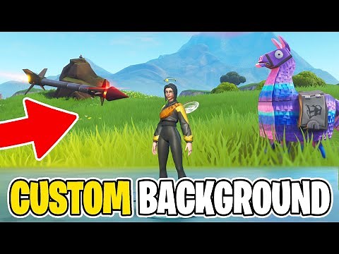 How to Set a custom lobby background in fortnite! (Still Working)