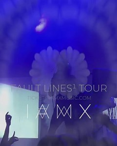 TONIGHT! IAMX brings the Fault Lines¹ Tour to a sold out show in Berlin! Doors at 7:00PM. Then onto beautiful Warsaw tomorrow! Tickets for remaining tour dates are selling fast. https://tickets.iamxmusic.com | IAMX