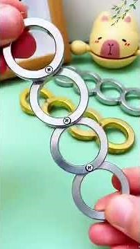 ▶️Stainless Steel Self-Defense Rotatable Foldable Ring - How to carry discreet self-protection tools