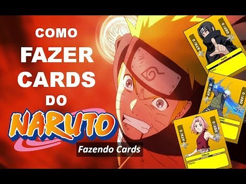 Como Fazer Cards do Naruto 2