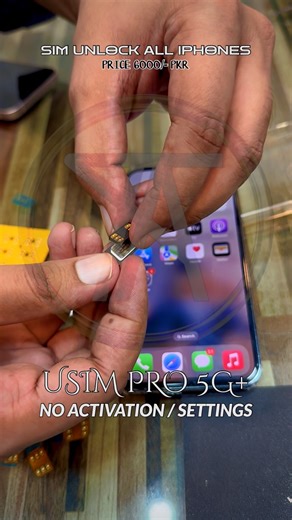 TECH AUTHORITY 🇵🇰 on Instagram: "USIM PRO 5G+ ( FOR SIM LOCK IPHONE’S ) Plug And Play ( NO SETTINGS REQUIRED) PRICE: 6000/- PKR TECH AUTHORITY JV IPHONE SOLUTION ✅ #esimjv #esim #esimjv #qpemode #esimqpe #qpe #autojv #jviphone #iphoneunlocking #viral #foryou #techauthorityy"