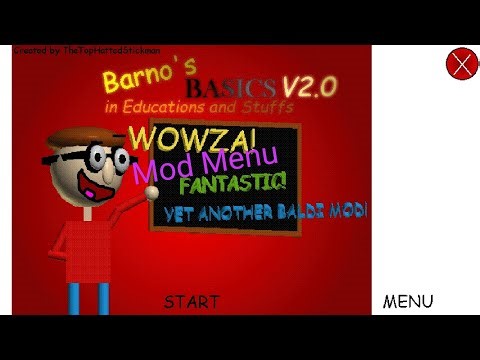 Barno's Basics In Educations and Stuffs Mod Menu Android port (Baldi basics mod)
