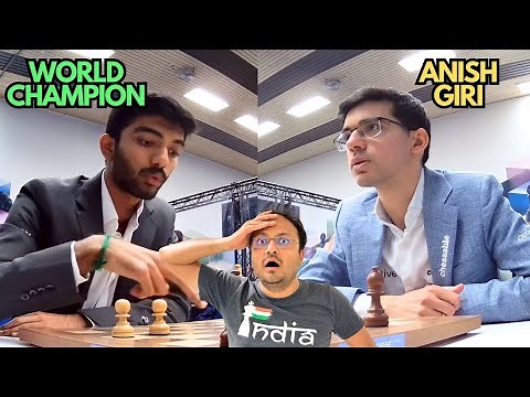 Gukesh's first insane game as the World Champion | Gukesh vs Anish Giri | Tata Steel Chess 2025