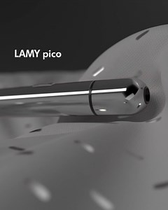 Small, handy and simply practical: LAMY pico our innovative pocket pen. Did you know that the ballpoint pen was designed by Franco Clivio in 2001? Read the whole story here: https://www.lamy.com/en_us/a-conversation-with-franco-clivio/ | LAMY