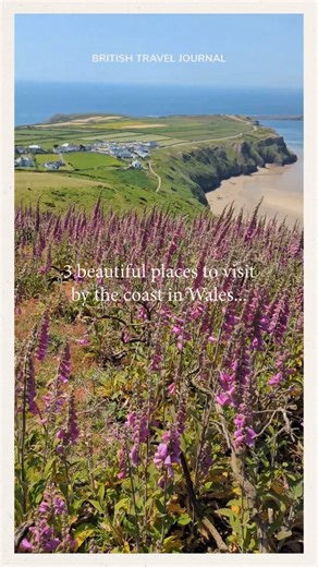 British Travel Journal on Instagram: "From epic castles to the UK's best beaches, Wales is absolutely stacked with breathtaking views. We’re taking you to 3 must-see spots along the incredible Welsh coastline. 📌 1) Gower Peninsula (Three Cliffs Bay & Pennard Castle) 📌 2) The hidden gem of Barafundle Bay 📌 3) Literary history at Dylan Thomas Boathouse & Laugharne Castle Which spot are you adding to your travel list? 👇 The Gower Peninsula: Sweeping views from Rhossili Downs, the dramatic ruins