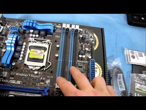 ASUS P8P67-M Pro mATX SLI Crossfire Motherboard Unboxing & First Look Linus Tech Tips