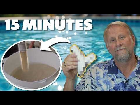How Pool Pros Change Sand in 15 Minutes (Anyone Can Do This)