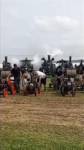 traction engine whistle off west of england steam rally 2024