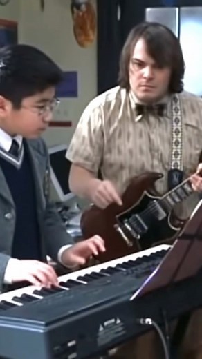 Lord Rare Rock on Instagram: "LAWRENCE IS GOOD AT PIANO - Jack Black and Lawrence jam out to “Touch Me” by The Doors during the film School of Rock. This is such a great scene and one of our favorites from this movie. This song, along with many of the other songs, were much easier to obtain and use for the film as opposed to one certain song. This song was “Immigrant Song” by Led Zeppelin. This song took some serious perseverance to get for the movie as Led Zeppelin have been notoriously selecti