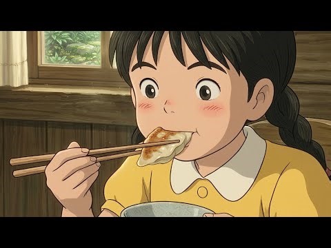 Relaxing Cooking ASMR: Traditional Dumplings with Grandma in a Japanese Village (Ghibli Style)
