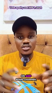 6.1K views · 310 reactions | Voter apathy cost the New Patriotic Party (NPP: Development in Freedom) election 2024. See the analysis in this video to help you understand. National Democratic Congress John Dramani Mahama Dr. Mahamudu Bawumia Nana Addo Dankwa Akufo-Addo Samira Bawumia Amb Mike Oquaye Jnr #Naabeli | Abdul-Jalil Naabeli | Facebook