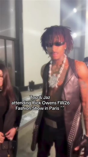 NBA YoungBoy attending Rick Owens FW26 Fashion Show in Paris 🖤 #RickOwens #fashionweek #nbayoungboy #fyp