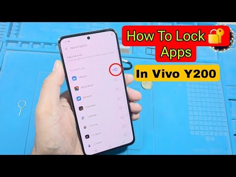 How to Lock Apps in Vivo Y200 App Lock Security PIN Pattern 2026