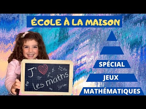 JEUX MATHÉMATIQUES MATERNELLE.ÉCOLE À LA MAISON